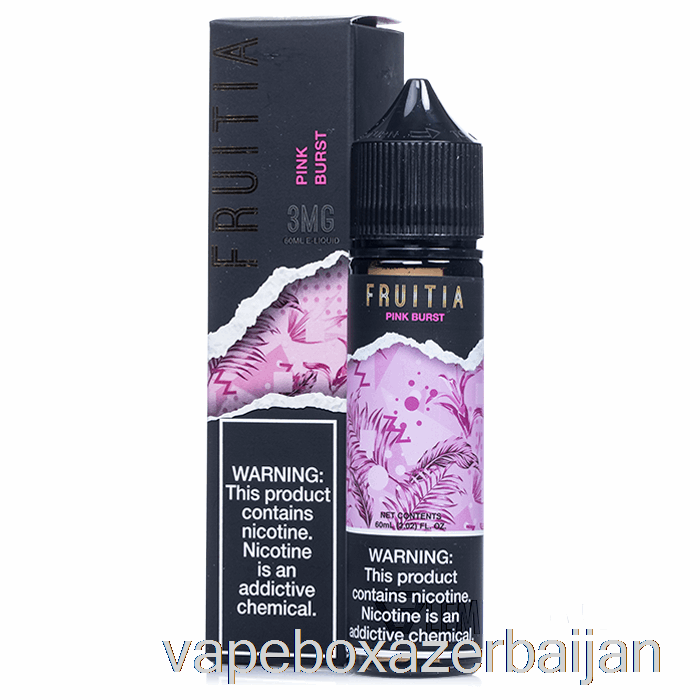 E-Juice Vape Pink Burst - Fruitia - 60mL 0mg
